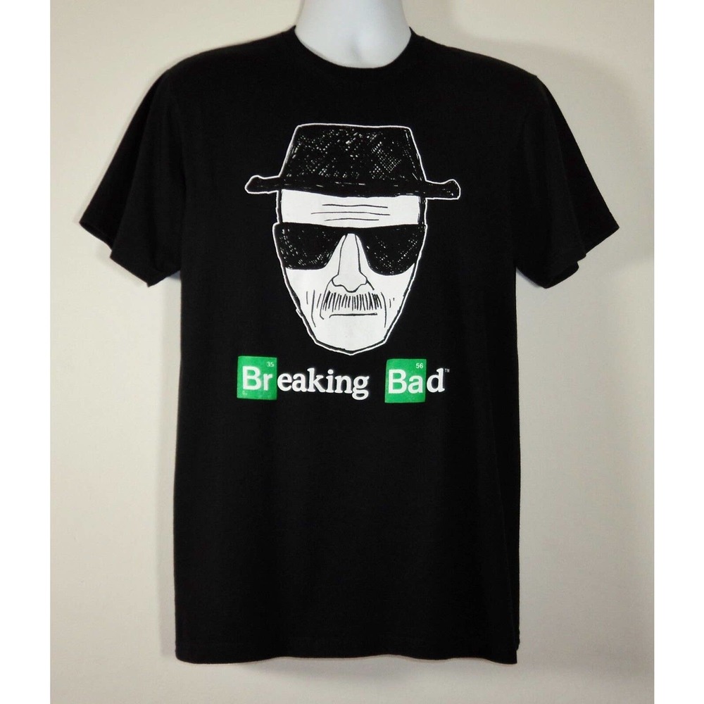 Breaking Bad T Shirt Mens L Walter White Heisenberg Black Size Large
